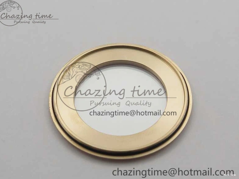 MIROTIME 0427 ZipUp Calatrava 5524R Pilot Travel Time RG GRF Brown Dial on Brown Leather Strap A324 V 7110